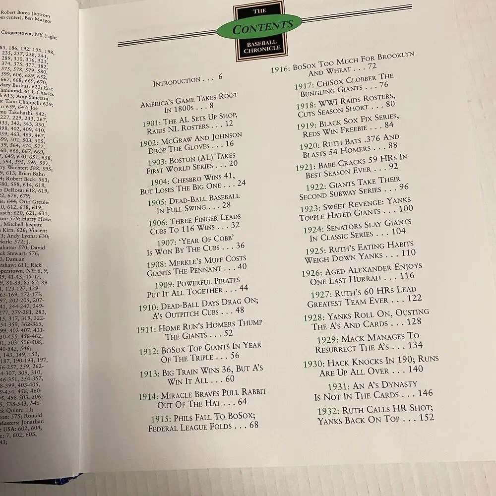 Baseball Chronicle (2005) by Publications International: Used